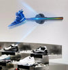Holografikus HD ledes ventilátor 3D hologramm kivetítő telefonos applikációval és távirányítóval