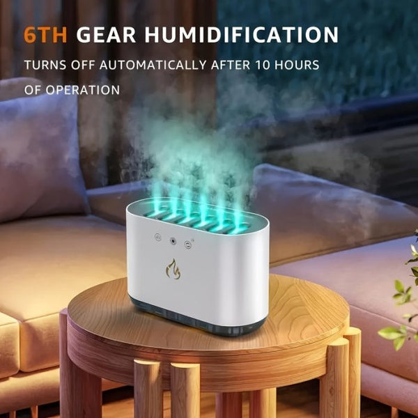 Multifunkciós ultrahangos párásító/diffúzor hangulatos RGB világítással 900ML víztartállyal