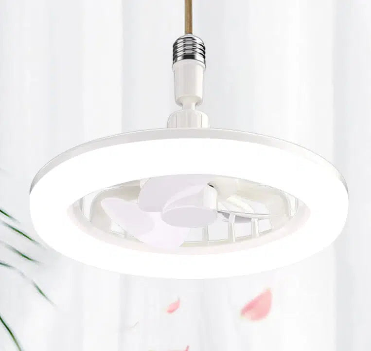 E27 LED mennyezeti hűtőventilátor lámpa – 3 sebességes, távirányítóval szabályozható