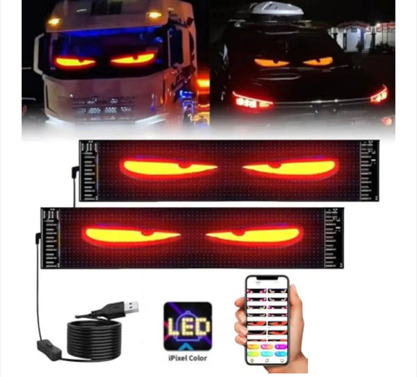 Autómátrix LED panel, APP vezérlés, vízálló, IP65, programozható, rugalmas LED panel, többszínű, több féle méretben