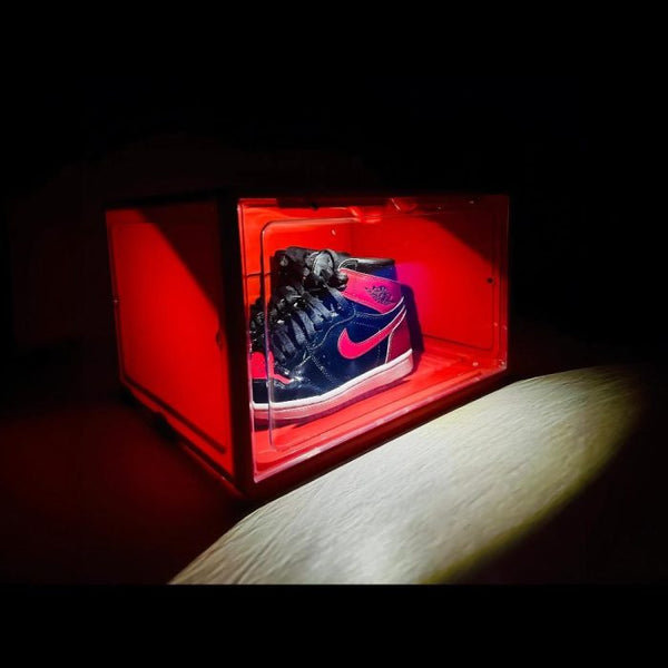 LED Átlátszó Sneakers Hangvezérelt Display Box