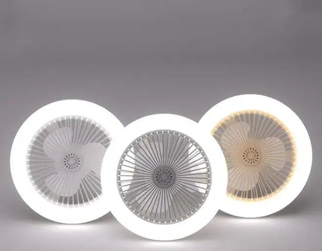 E27 LED mennyezeti hűtőventilátor lámpa – 3 sebességes, távirányítóval szabályozható