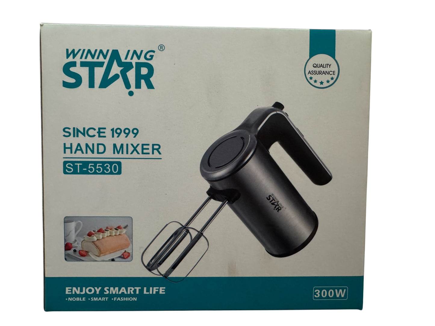 Winning Star Kézi keverő, tojásverő 5 fokozatú sebességgel 300W