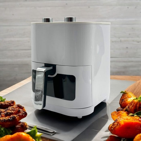 10 Literes Forrólevegős Sütő Airfryer Betekintő Ablakkos Fehér