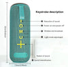 KP-558 hordozható hangfal /BT,LED,Akku,SD,MP3,FM/