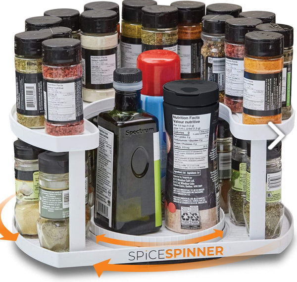SPICE SPINNER - FORGATHATÓ FŰSZERTARTÓ ÁLLVÁNY, 40 DB FŰSZERNEK