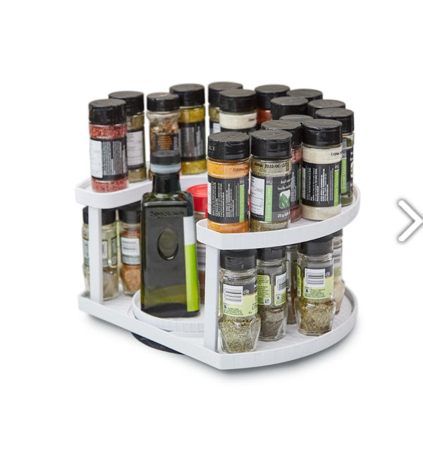 SPICE SPINNER - FORGATHATÓ FŰSZERTARTÓ ÁLLVÁNY, 40 DB FŰSZERNEK