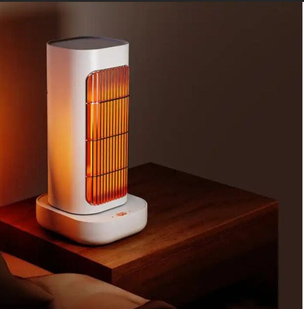 Álló Hősugárzó PTC Kerámia Fűtéssel, Kétféle Fokozattal, Széles Fűtési Területtel - Fehér