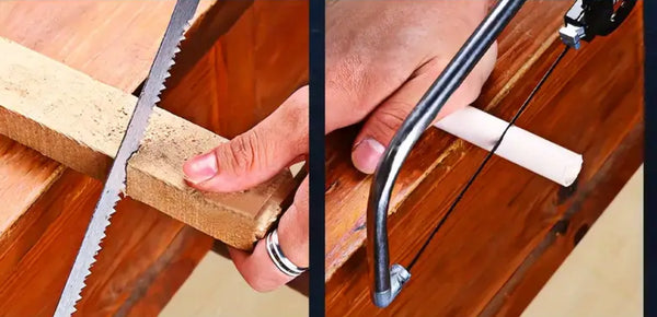 7 db-os rozsdamentesacél mini kézi fűrész keszlet,többcélú kézi fűrész ergonomikus fogantyúvalfafeldolgozáshoz, modellkészitéshez, nincs szükségáramra