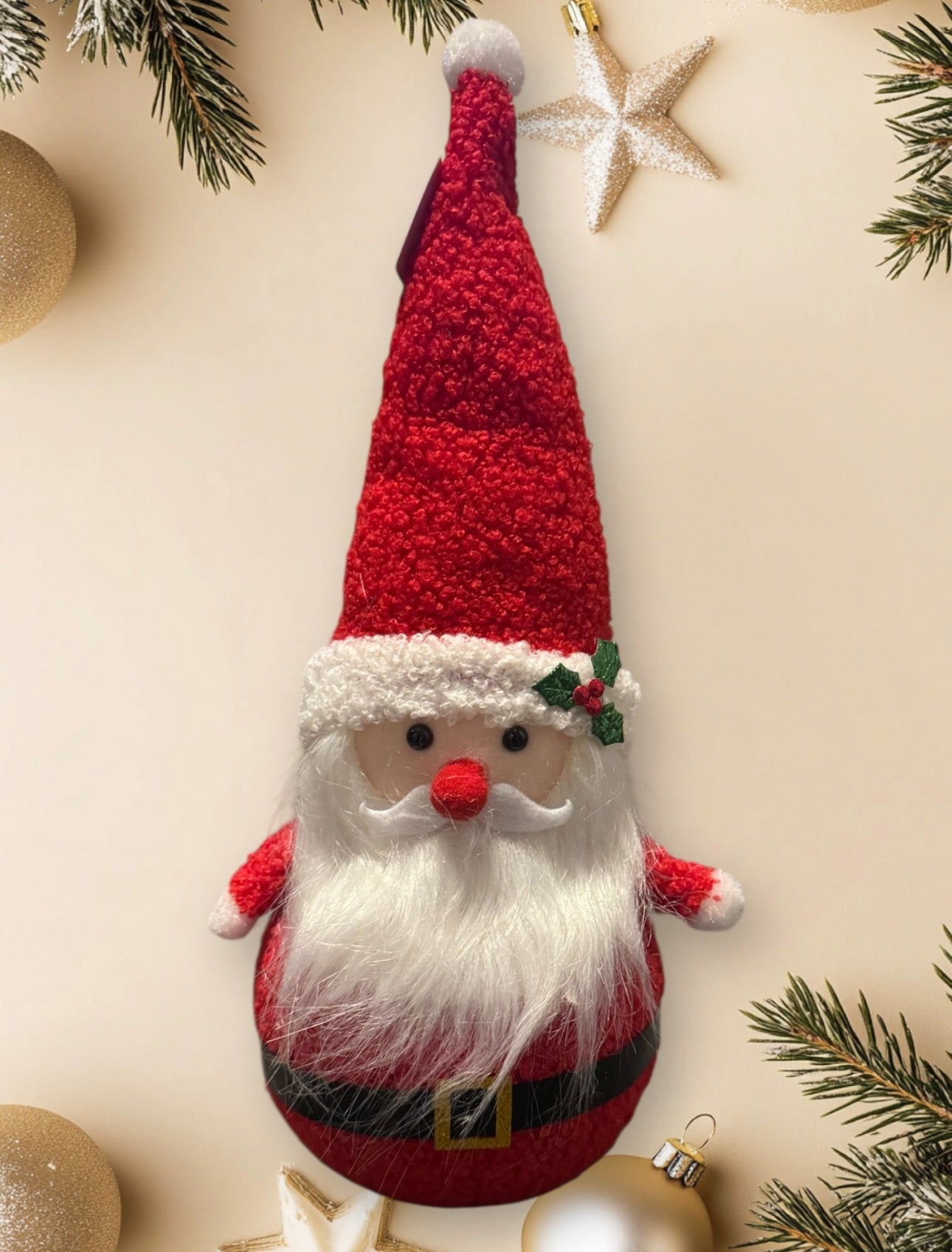 Karácsonyi hóember dekoráció – 31 cm magas