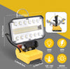 Vezeték nélküli LED-es munkafény a Dewalt 20v akkumulátorral, 20V-os zseblámpa a Dewalt fényhez, 30W 3600LM hordozható LED-es áradat munkafény USB és C típusú töltővel