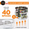 SPICE SPINNER - FORGATHATÓ FŰSZERTARTÓ ÁLLVÁNY, 40 DB FŰSZERNEK