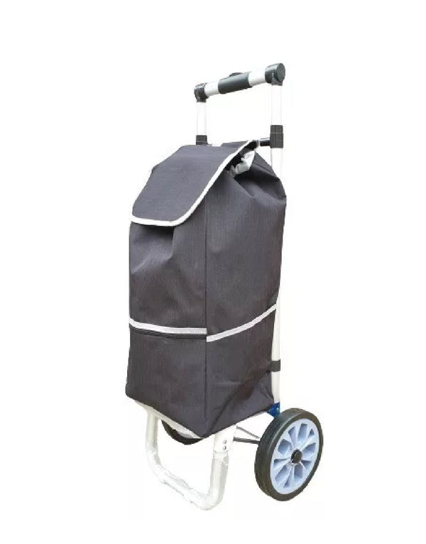 Brandis aluvázas gurulós bevásárlótáska fekete