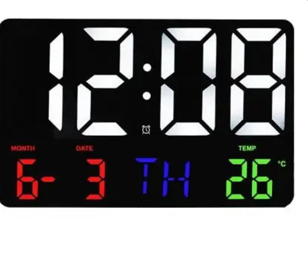 GH 0717L 25-cmhüvelykes digitális elektronikus ébresztőóra