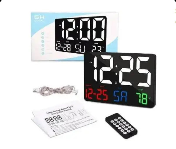 GH 0717L 25-cmhüvelykes digitális elektronikus ébresztőóra