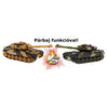 TávirányÍtós War Tank 2.4GHz. 1:18 méretarány erdei álca
