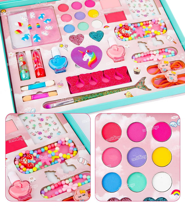 Fantasy magic sminkkészlet gyerekeknek – karkőtővel, fülbevalóval, gyűrűvel és sok kiegészítővel (BBJ)