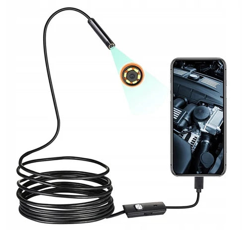 Vízálló Android Endoszkóp kamera, 10 m kábellel