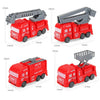 Pull Back Cars Kid Fire Station Playset, oktatási iskolai tanulási játékkészlet Születésnap 3+ éves fiúnak