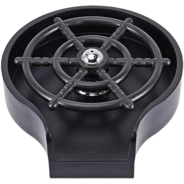 Automata pohár mosó berendezés – minden típusú pohár és palack könnyű elöblítéséhez – éttermekbe, bárokba, otthonra – fekete