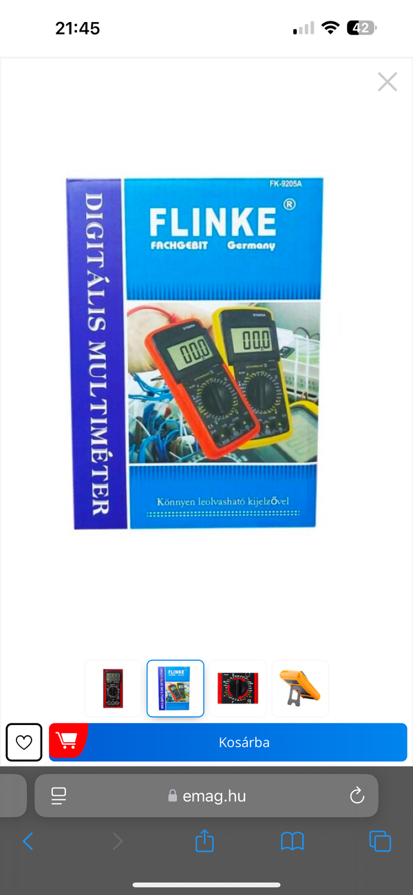 Digitális Multiméter Flinke FK 9205A