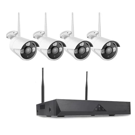 Wifi 4 kamerás 4K biztonsági rendszer, vezeték nélküli HD, 2 MP