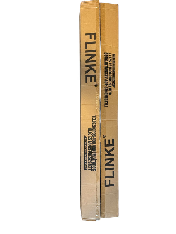 Flinke Magassági ágvágó láncfűrész és metszőolló készlet teleszkópos nyéllel 2db akkuval 48V