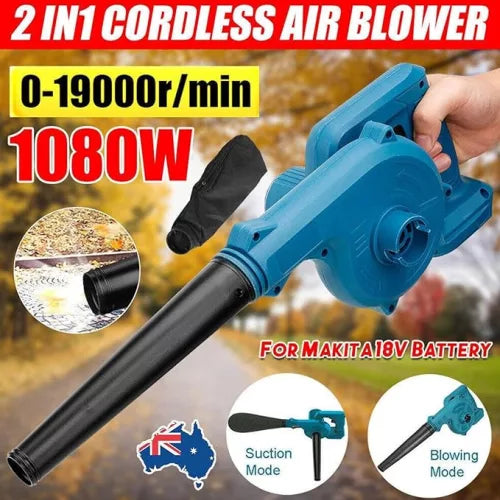 VEZETÉKNÉLKÜLI 2 AZ 1-BEN LOMBFÚVÓ, 1 DB 12V, 9800 MAH AKKUMULÁTORRAL