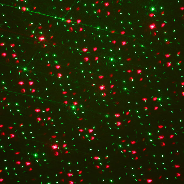 Karácsonyi LED lézer projektor színes pöttyös mintával, Kültéri Lézerlámpa