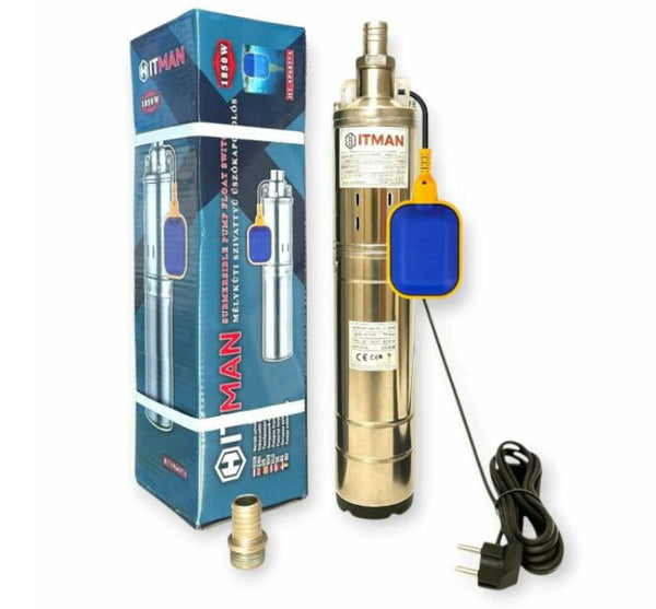 Hitman SP6837A Mélykúti Csőszivattyú, 1850W, 6500 l/óra – Úszókapcsolós automata működéssel