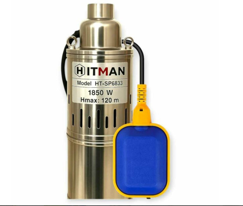 Hitman SP6837A Mélykúti Csőszivattyú, 1850W, 6500 l/óra – Úszókapcsolós automata működéssel