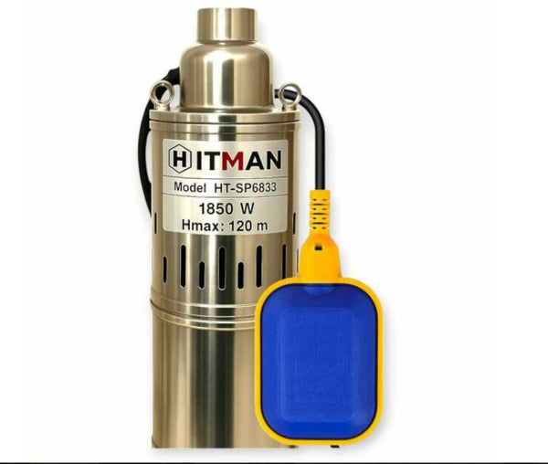 Hitman SP6837A Mélykúti Csőszivattyú, 1850W, 6500 l/óra – Úszókapcsolós automata működéssel