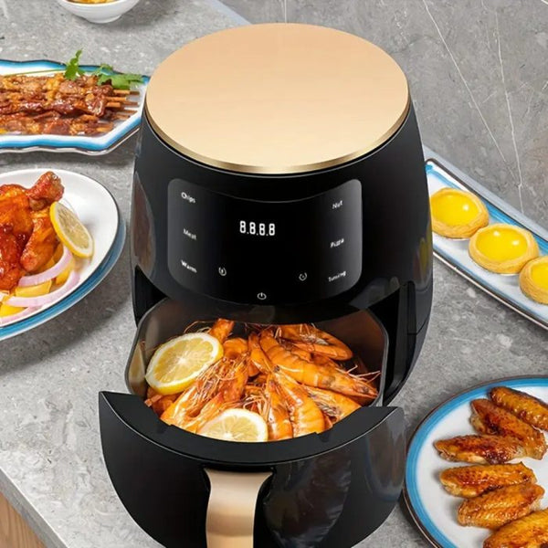 6 Literes Forrólevegős Sütő Airfryer