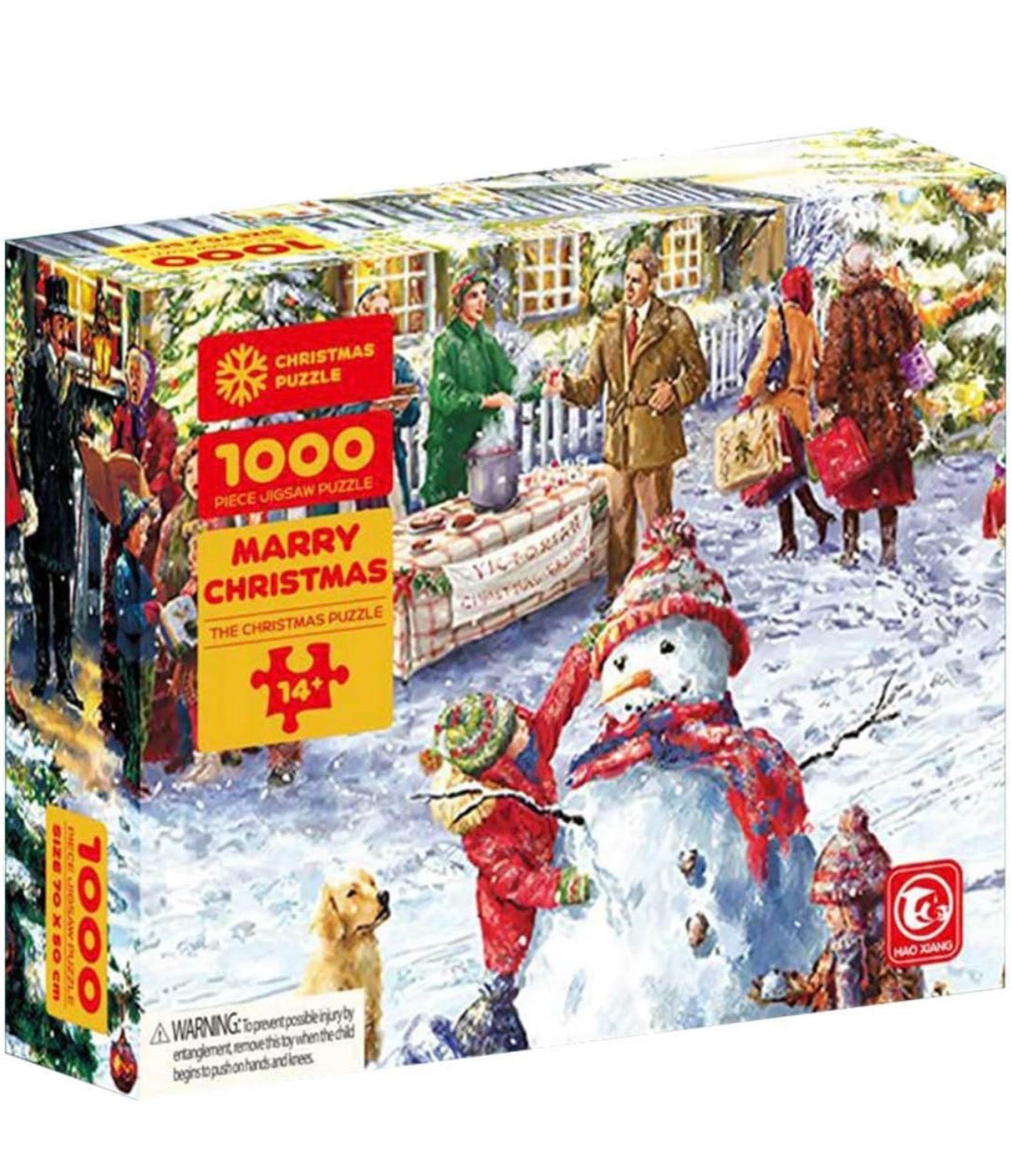 1000db-os karácsonyi kirakó 
mérete  70x50cm