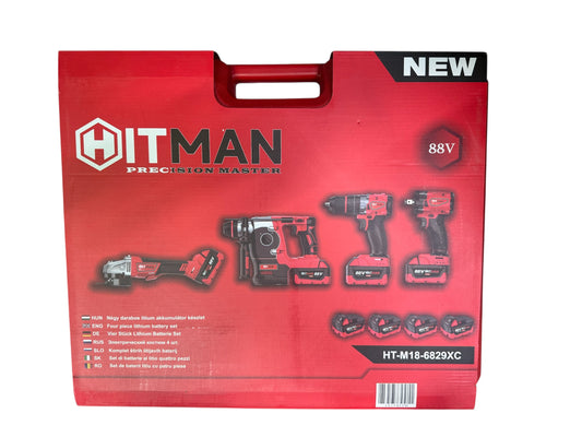 Hitman HT-M18-6829XC Sarokcsiszoló , Ütvecsavarozó, Ütvefúró és Fúrókalapács