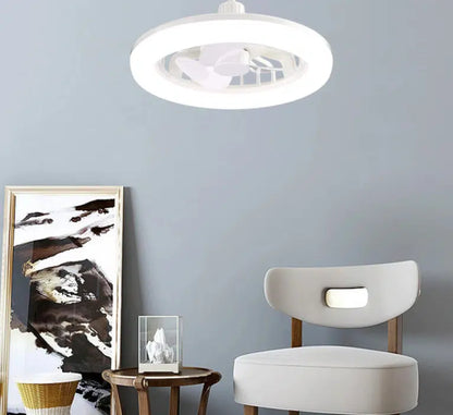 E27 LED mennyezeti hűtőventilátor lámpa – 3 sebességes, távirányítóval szabályozható