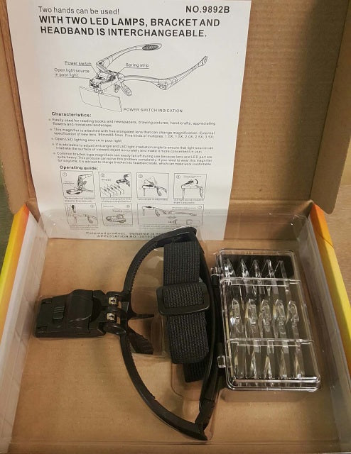 NAGYÍTÓK LED LÁMPÁVAL ÉS FEJPÁNTTAL