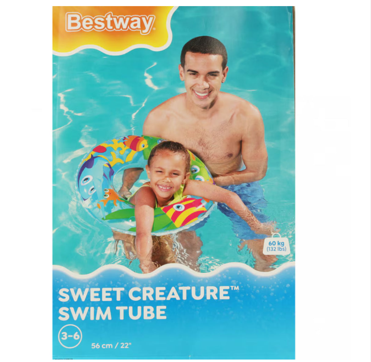 Bestway 36013 felfújható úszógumi, hal 56 cm