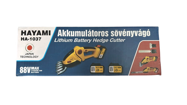 Hayami Akkumulátoros Sövényvágó 88V