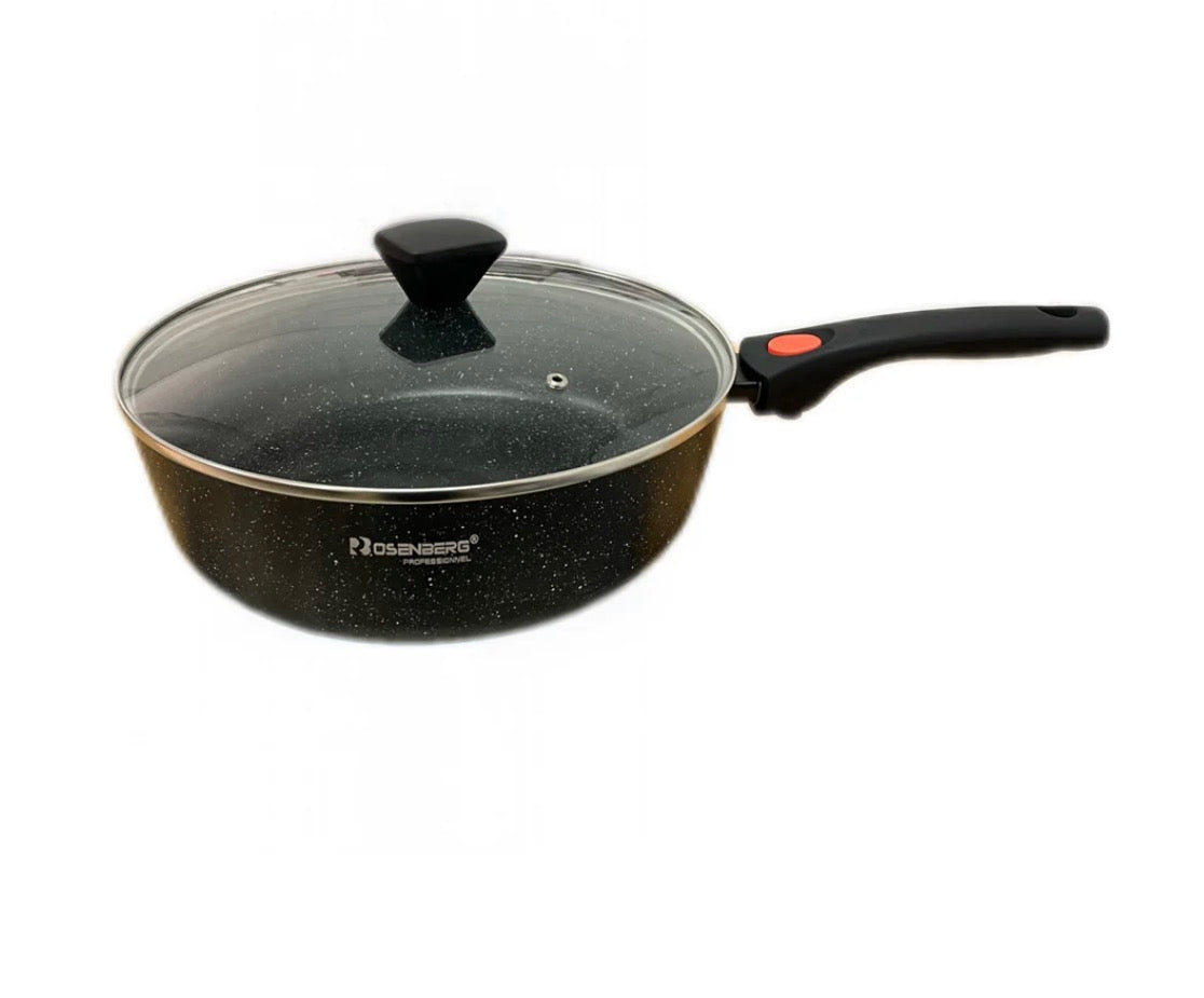 Fedeles, levehető fogantyúval ellátott serpenyő Rosenberg 28 cm (4,2 l)