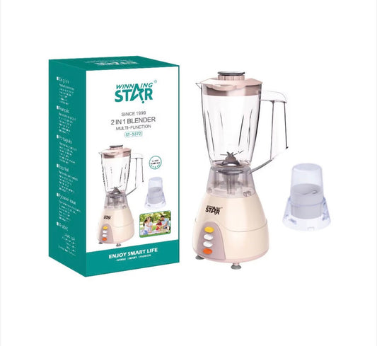 WINNING STAR ST-5372 2 az 1-ben Turmixgép és Őrlő – Retro, Krémszínű