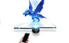 Holografikus HD ledes ventilátor 3D hologramm kivetítő telefonos applikációval és távirányítóval