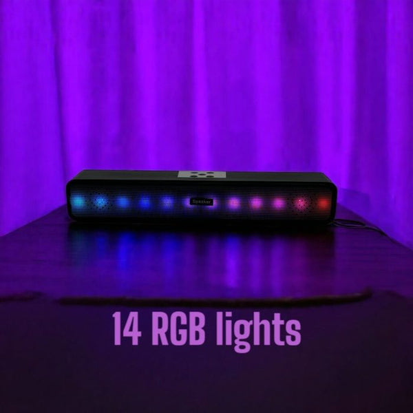 LED RGB light vezeték nélküli Bluetooth hangszóró