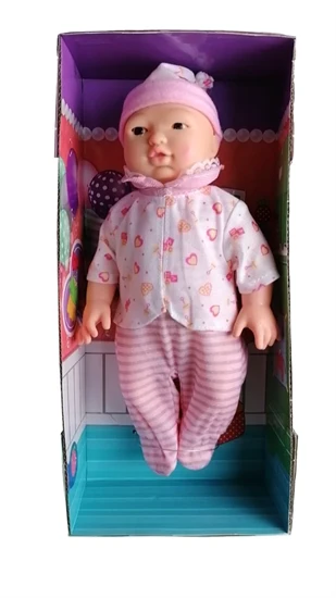 Éneklő, pislogó baba kislányoknak etetőszékkel