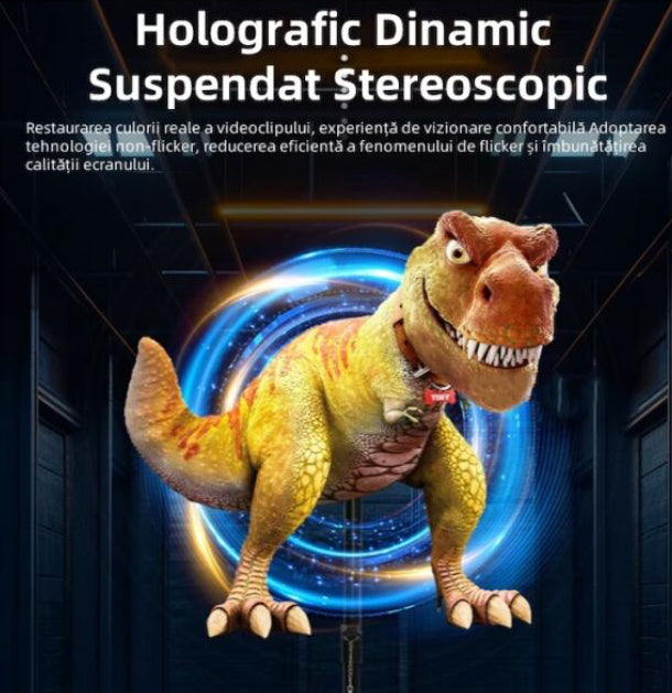 Holografikus HD ledes ventilátor 3D hologramm kivetítő telefonos applikációval és távirányítóval