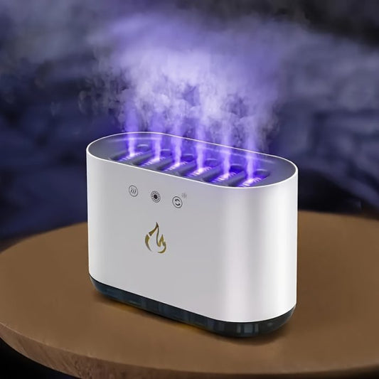 Multifunkciós ultrahangos párásító/diffúzor hangulatos RGB világítással 900ML víztartállyal