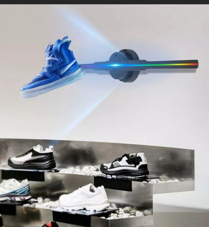 Holografikus HD ledes ventilátor 3D hologramm kivetítő telefonos applikációval és távirányítóval