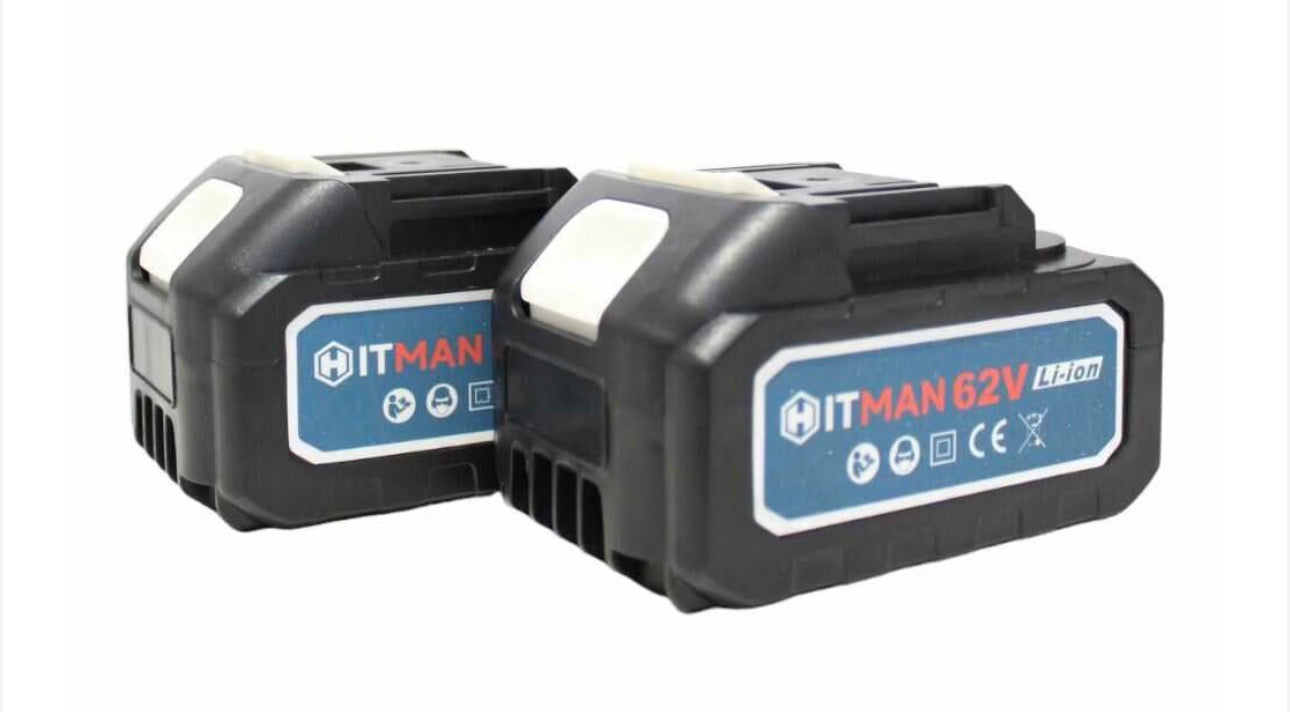 Hitman HT-IWS-1250X.Pro Akkumulátoros Ütvecsavarozó Kerékkulcs, 1250NM, 2 x 62V akku