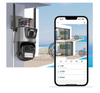 Inteligens 2 Kamerás, 4MP-es, 360°-ban Forgatható, Wifi/4G Térfigyelő Kamera
