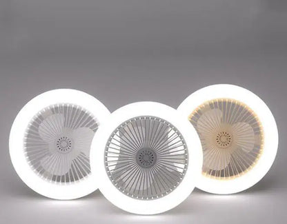 E27 LED mennyezeti hűtőventilátor lámpa – 3 sebességes, távirányítóval szabályozható